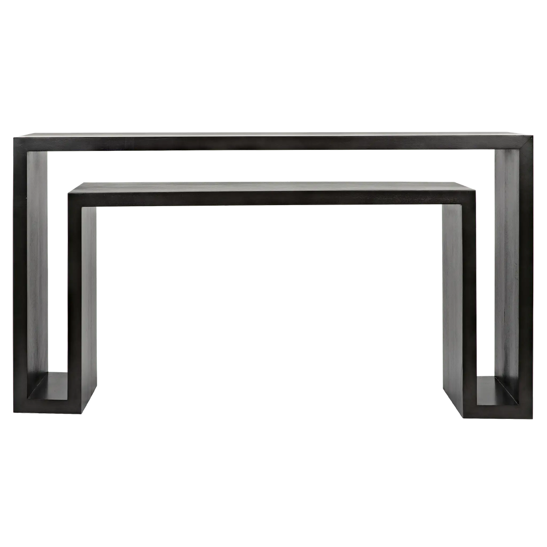 American Home Furniture | Noir - Caine Console, Pale