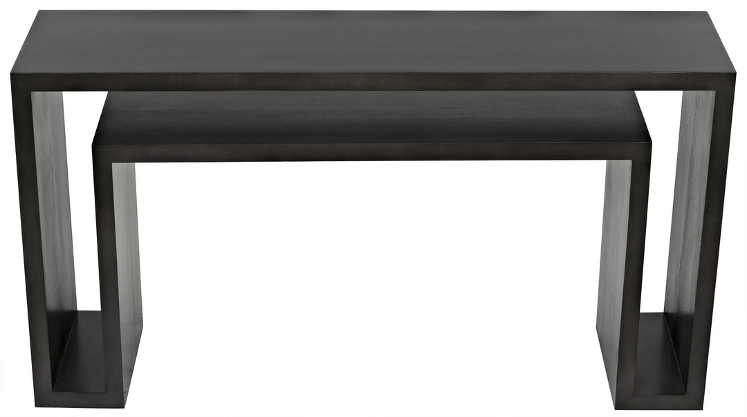 American Home Furniture | Noir - Caine Console, Pale