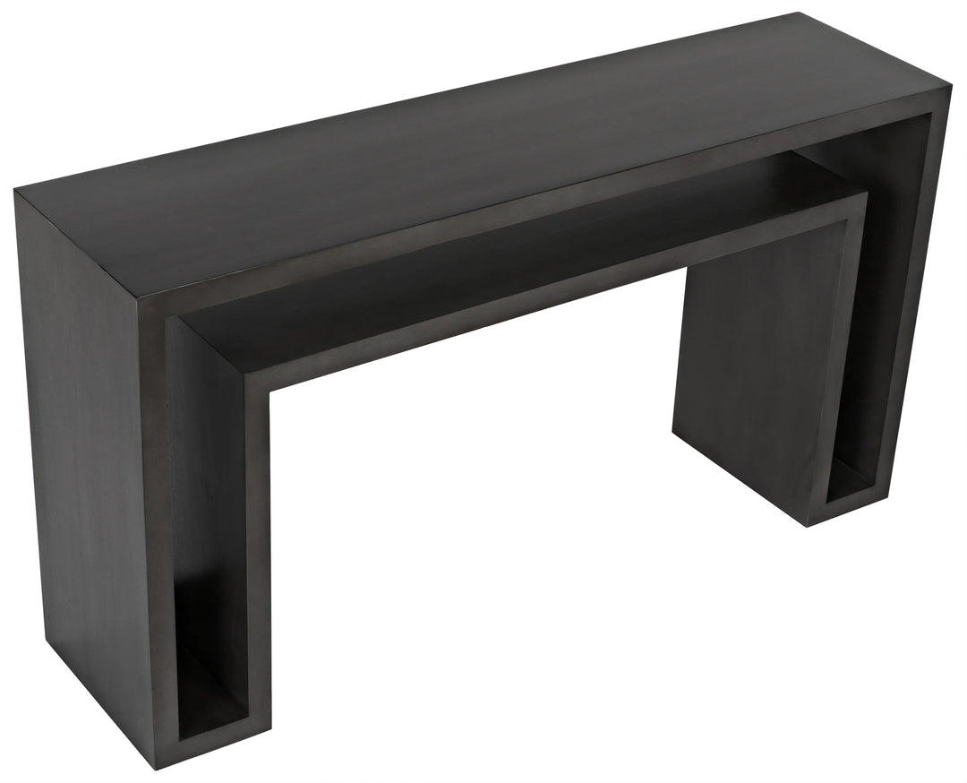 American Home Furniture | Noir - Caine Console, Pale