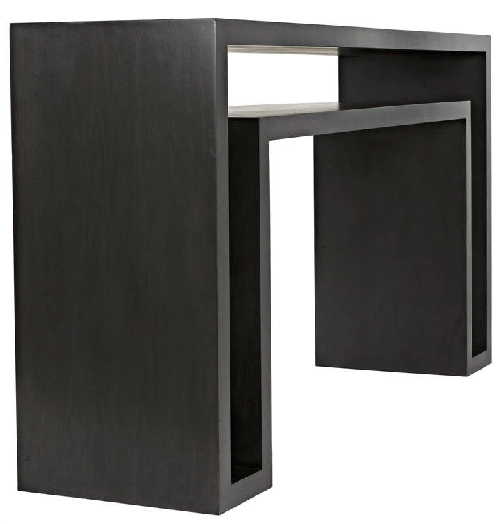 American Home Furniture | Noir - Caine Console, Pale