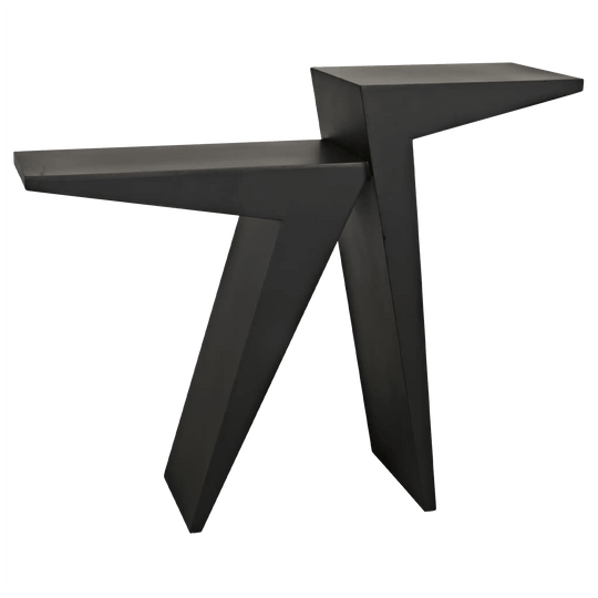 Noir Steam Console, Black Steel CONSOLE TABLES