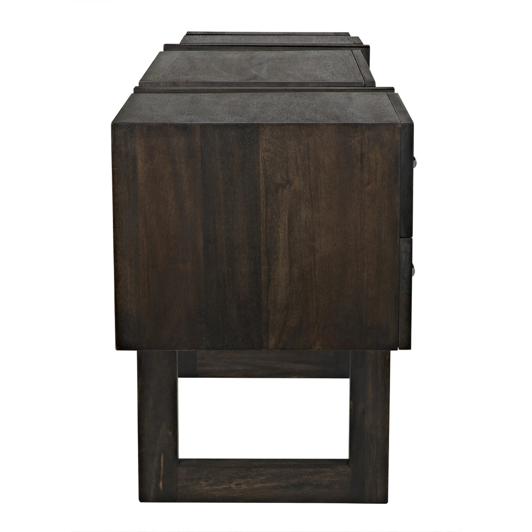 American Home Furniture | Noir - Midlake Sideboard, Ebony Walnut