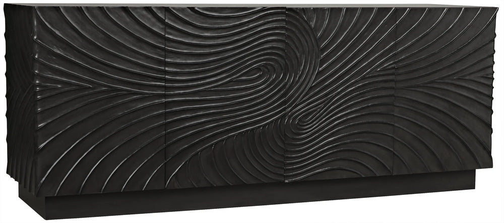 American Home Furniture | Noir - Cavalier Sideboard, Pale