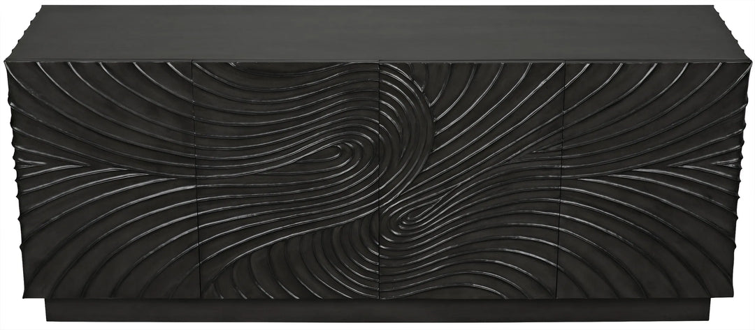 American Home Furniture | Noir - Cavalier Sideboard, Pale