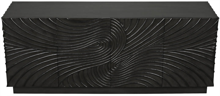 American Home Furniture | Noir - Cavalier Sideboard, Pale