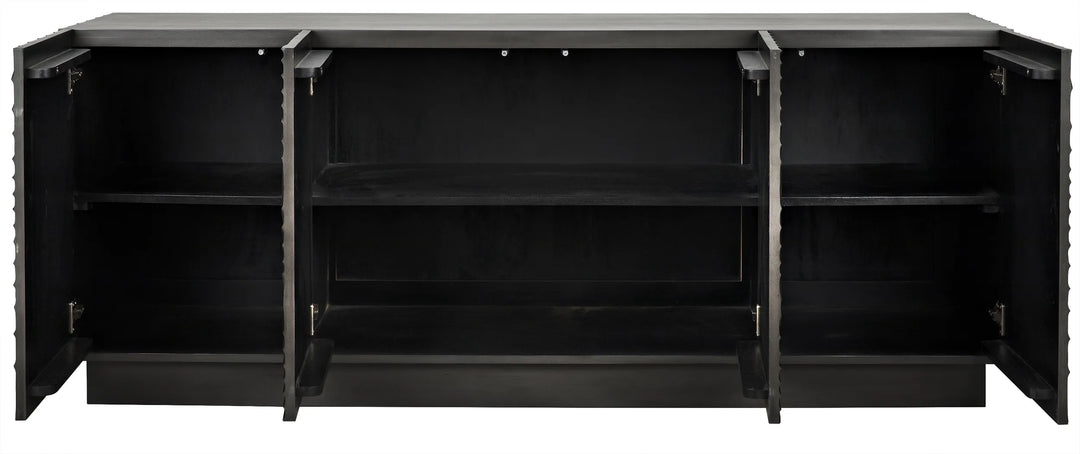 American Home Furniture | Noir - Cavalier Sideboard, Pale