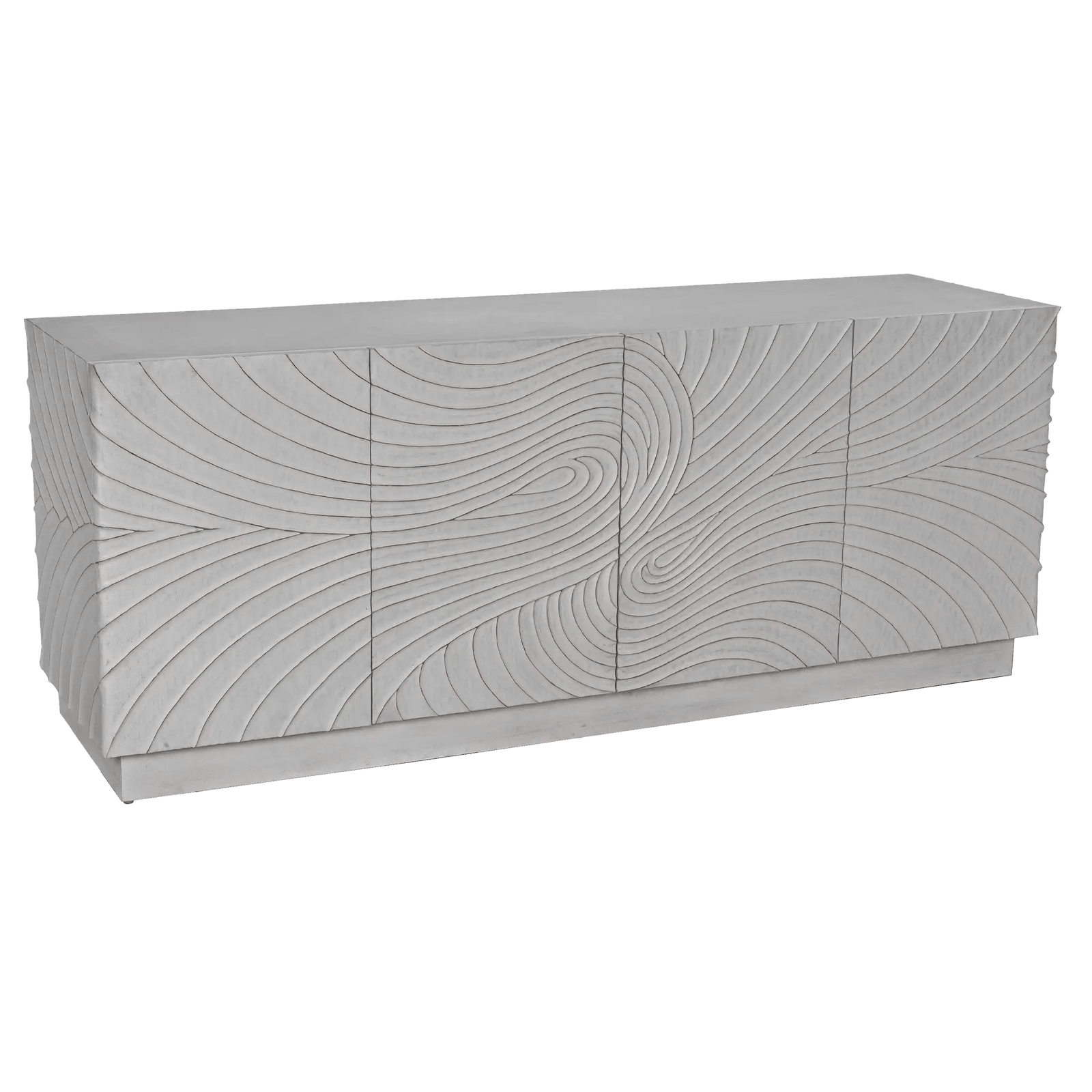 Noir Cavalier Sideboard, White Wash CABINETS