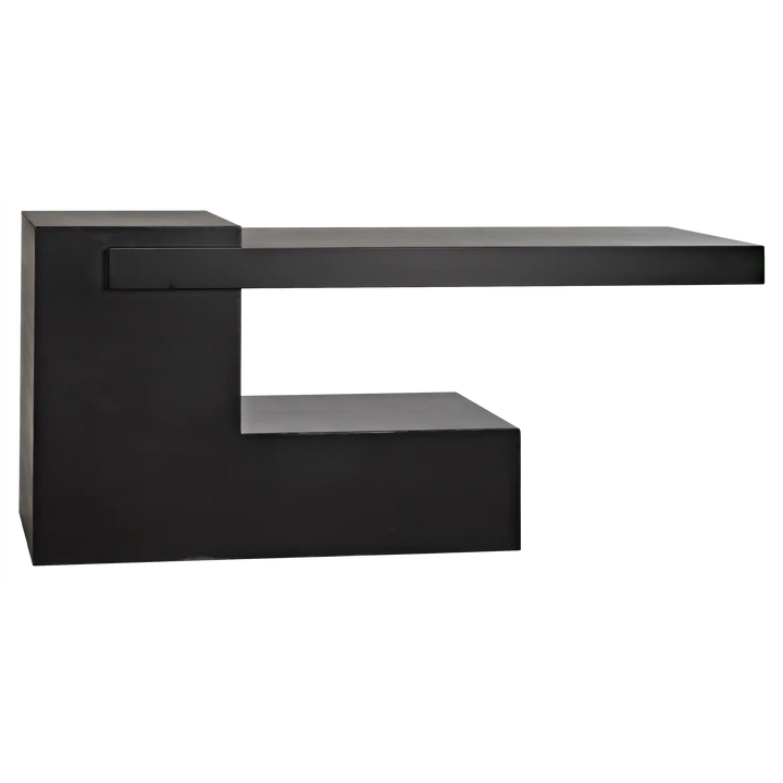 American Home Furniture | Noir - Impendeo Console, Black Steel