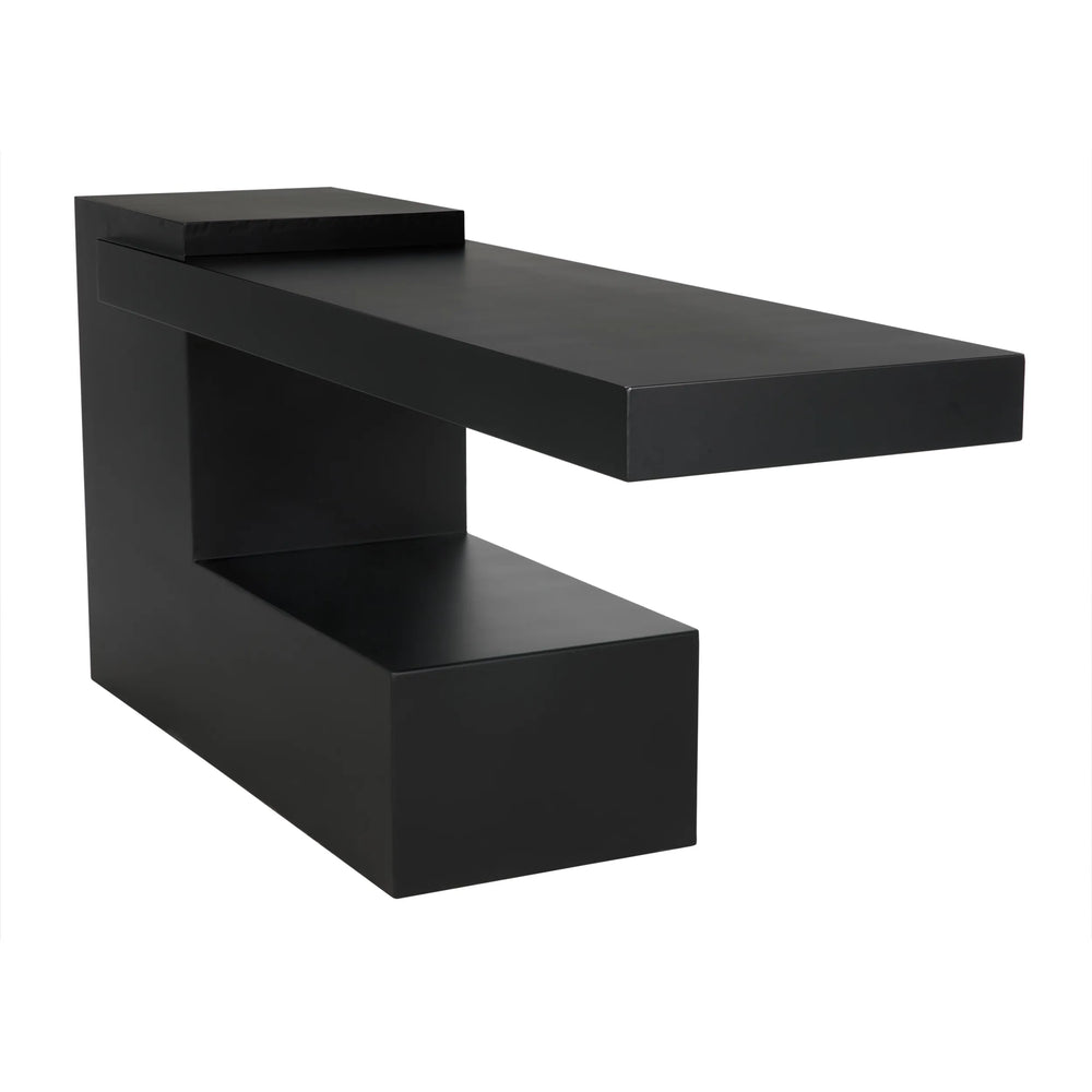 American Home Furniture | Noir - Impendeo Console, Black Steel