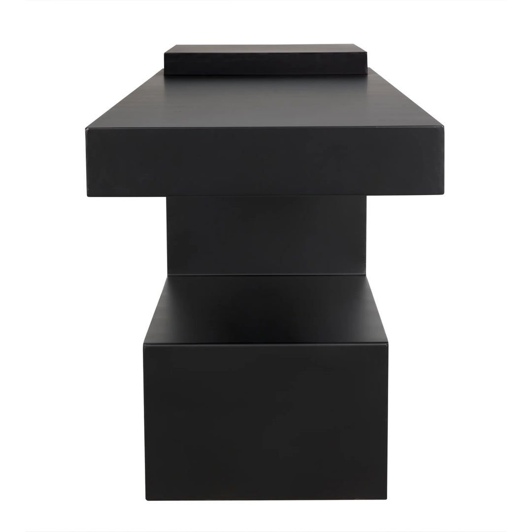 American Home Furniture | Noir - Impendeo Console, Black Steel