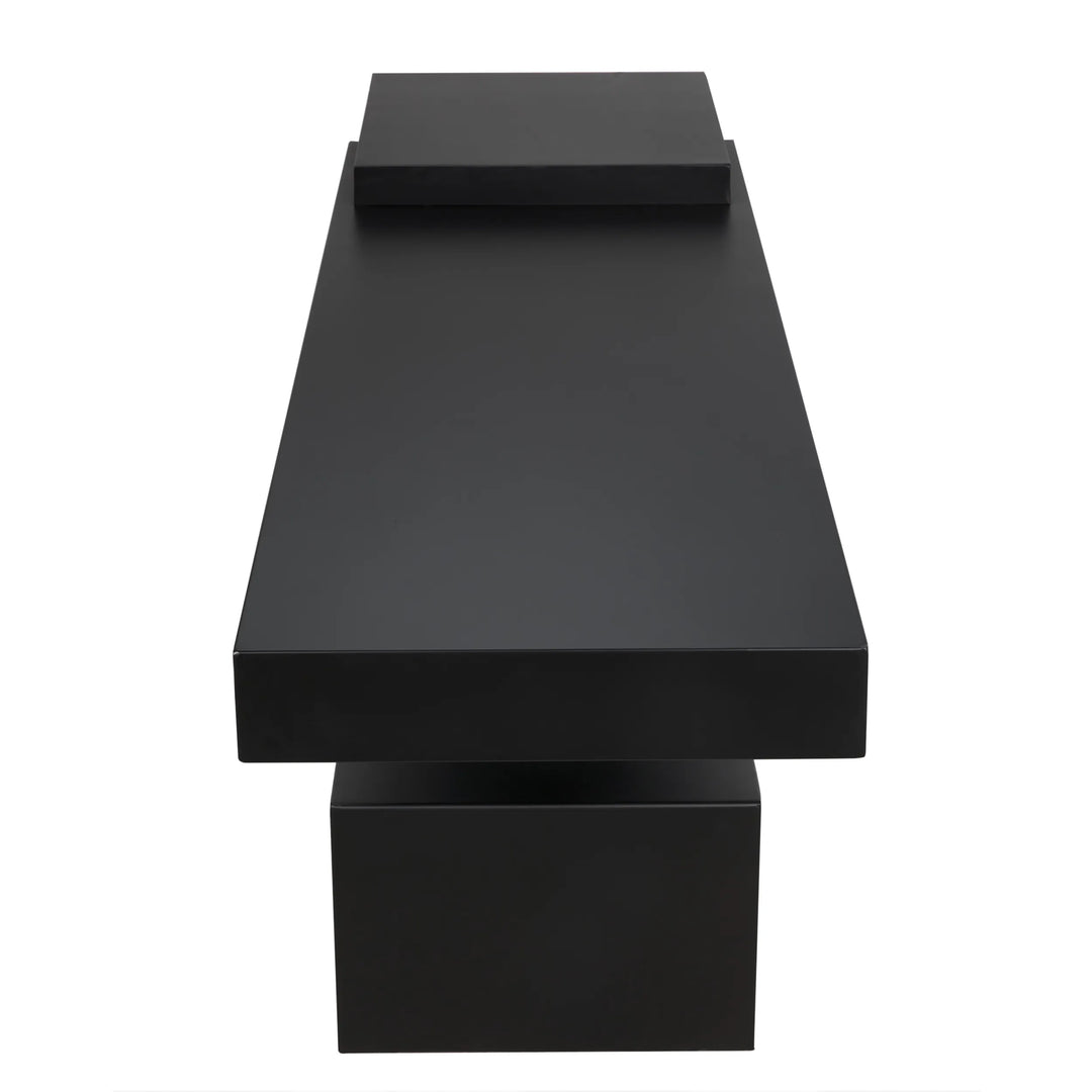 American Home Furniture | Noir - Impendeo Console, Black Steel