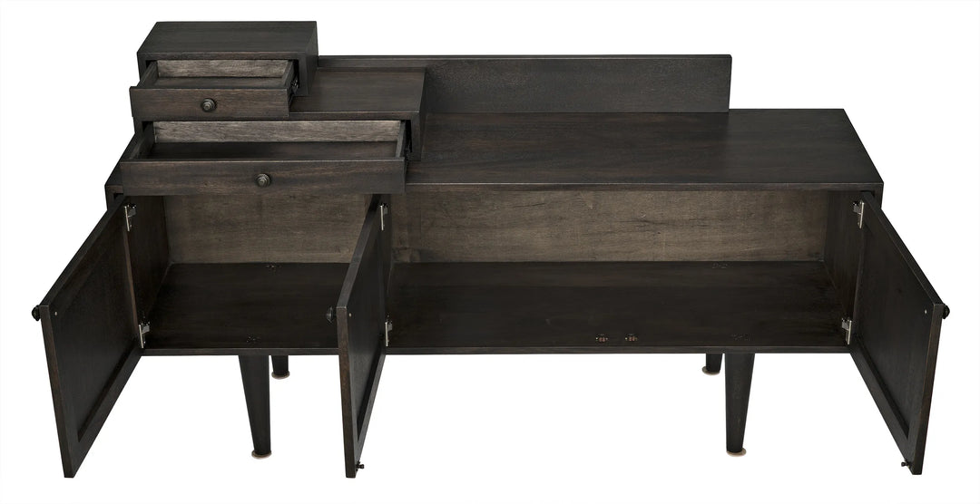 American Home Furniture | Noir - Hermes Sideboard, Ebony Walnut