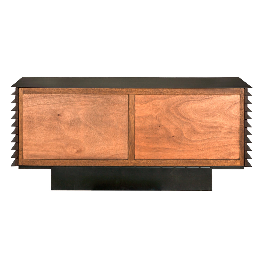 Elevation Sideboard, Dark Walnut and Steel