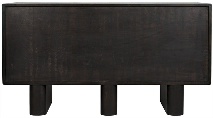 American Home Furniture | Noir - Vega Sideboard, Ebony Walnut