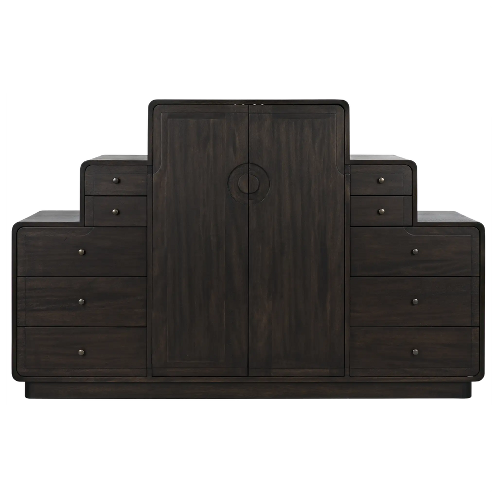 American Home Furniture | Noir - Nova Sideboard, Ebony Walnut