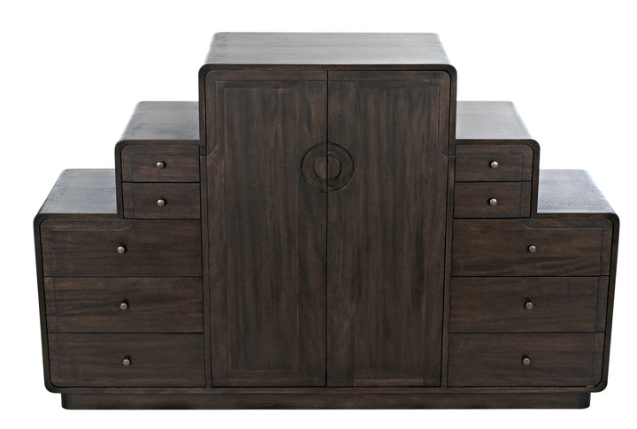 American Home Furniture | Noir - Nova Sideboard, Ebony Walnut