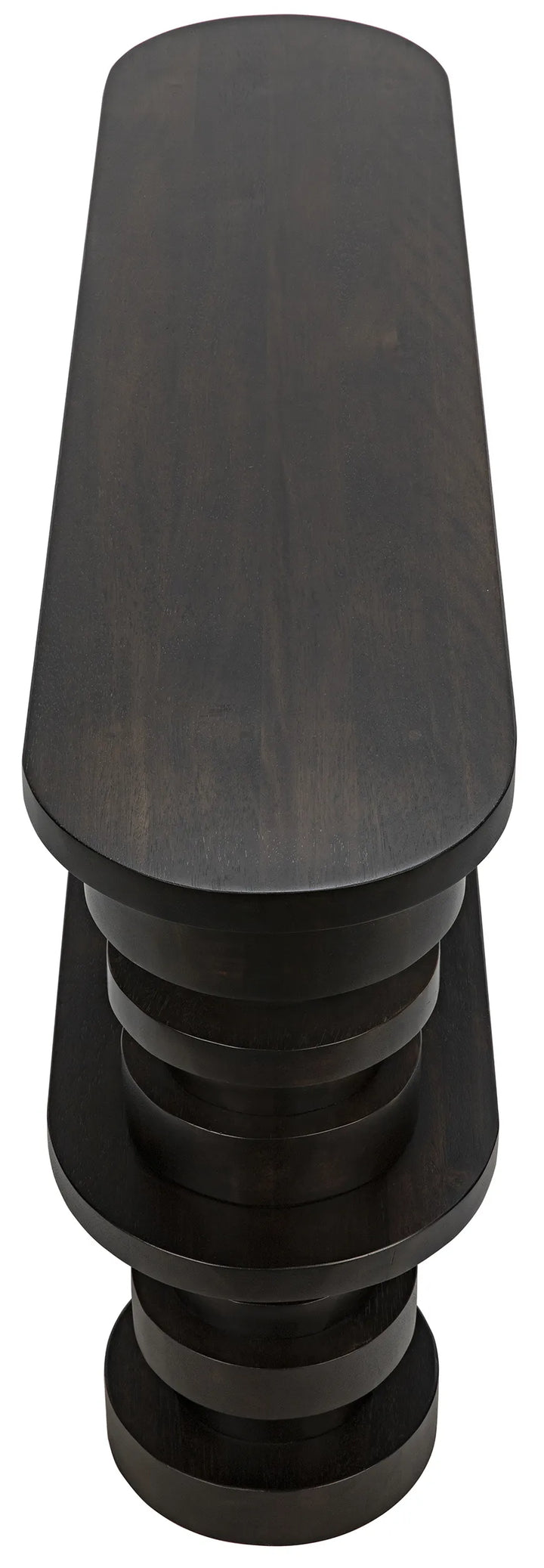 American Home Furniture | Noir - Fuller Console, Ebony Walnut