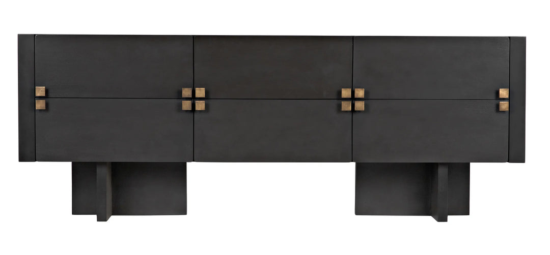 American Home Furniture | Noir - Amidala Sideboard, Two-Tone Pale