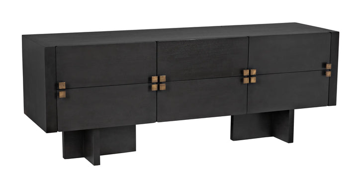 American Home Furniture | Noir - Amidala Sideboard, Two-Tone Pale