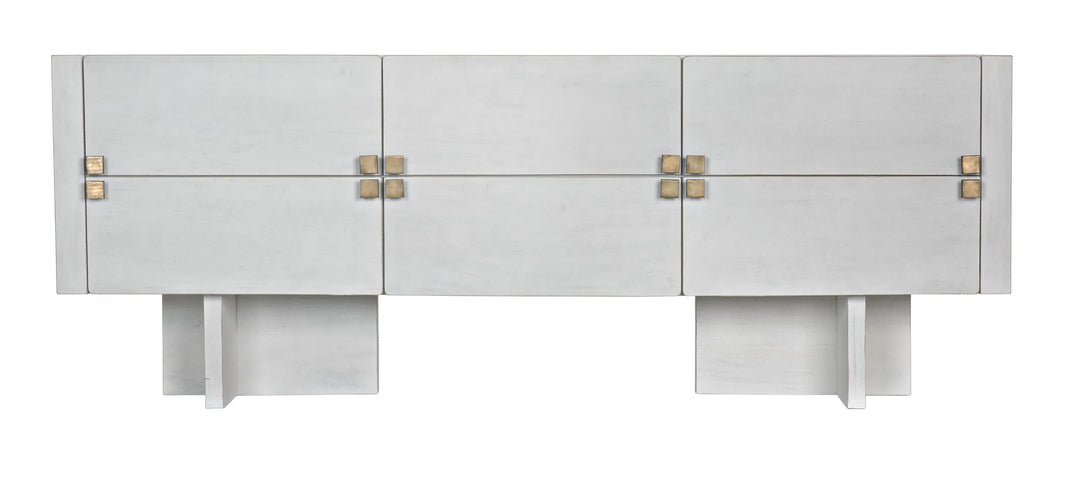 American Home Furniture | Noir - Amidala Sideboard, White Wash