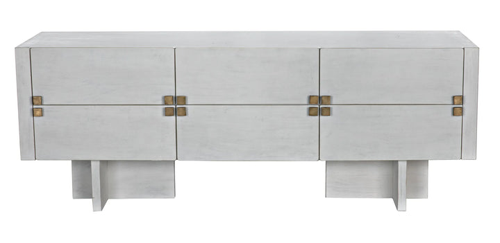 American Home Furniture | Noir - Amidala Sideboard, White Wash