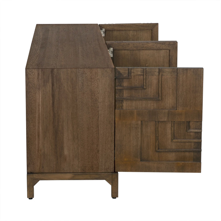 American Home Furniture | Noir - Holden Sideboard, Dark Walnut