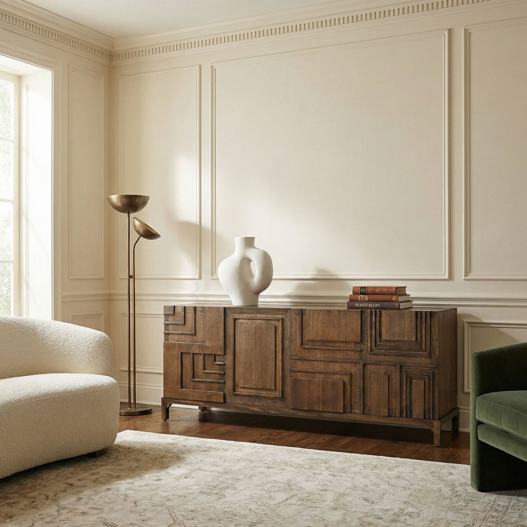 Noir - Holden Sideboard, Dark Walnut - GCON367DW