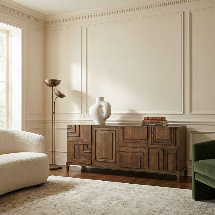 Noir - Holden Sideboard, Dark Walnut - GCON367DW