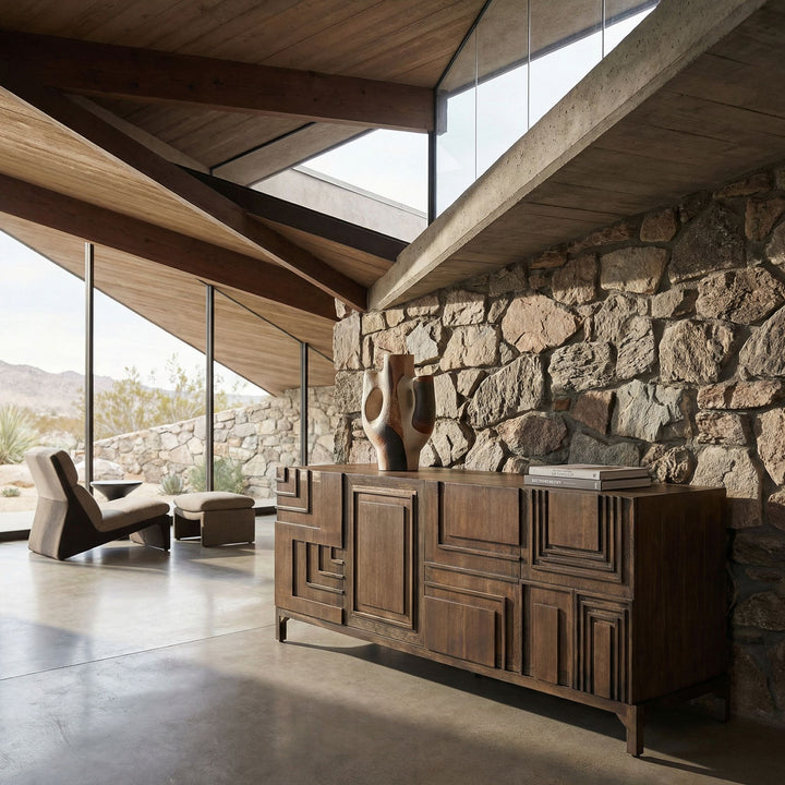 Noir - Holden Sideboard, Dark Walnut - GCON367DW