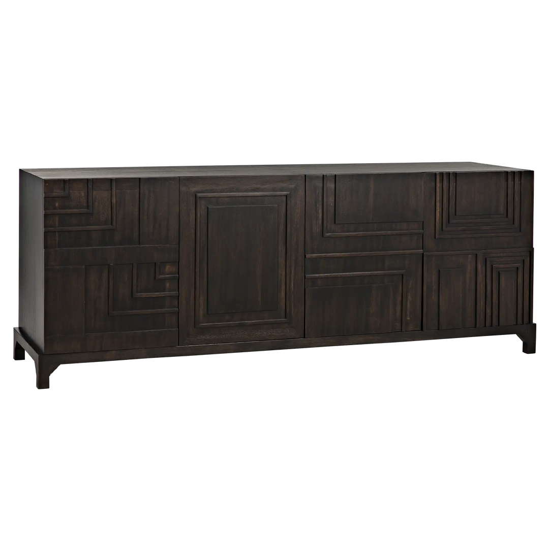 American Home Furniture | Noir - Holden Sideboard, Ebony Walnut