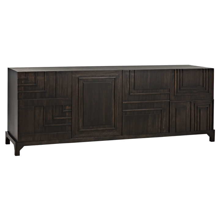 American Home Furniture | Noir - Holden Sideboard, Ebony Walnut