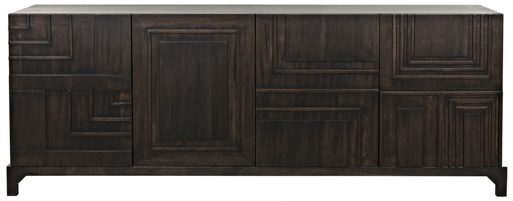 American Home Furniture | Noir - Holden Sideboard, Ebony Walnut