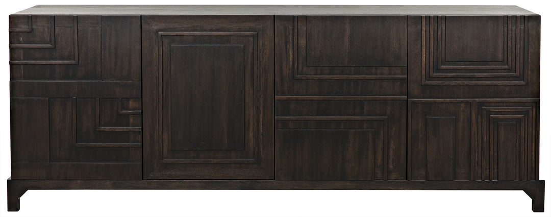 American Home Furniture | Noir - Holden Sideboard, Ebony Walnut