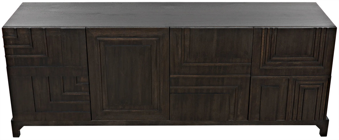 American Home Furniture | Noir - Holden Sideboard, Ebony Walnut