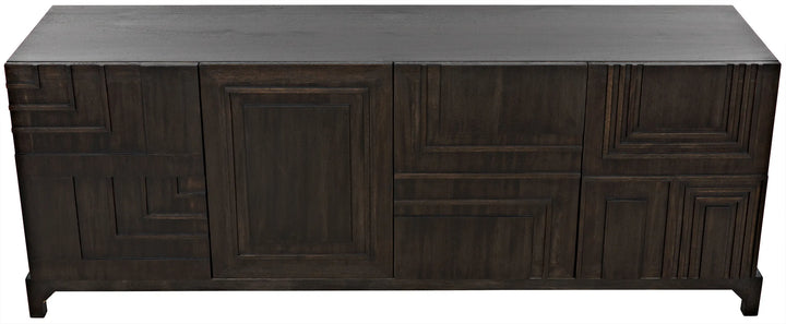 American Home Furniture | Noir - Holden Sideboard, Ebony Walnut