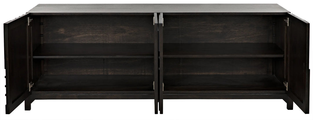 American Home Furniture | Noir - Holden Sideboard, Ebony Walnut