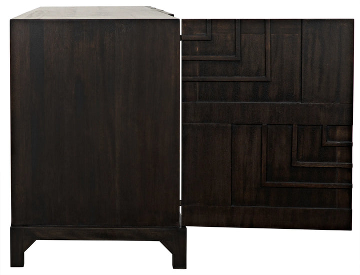 American Home Furniture | Noir - Holden Sideboard, Ebony Walnut