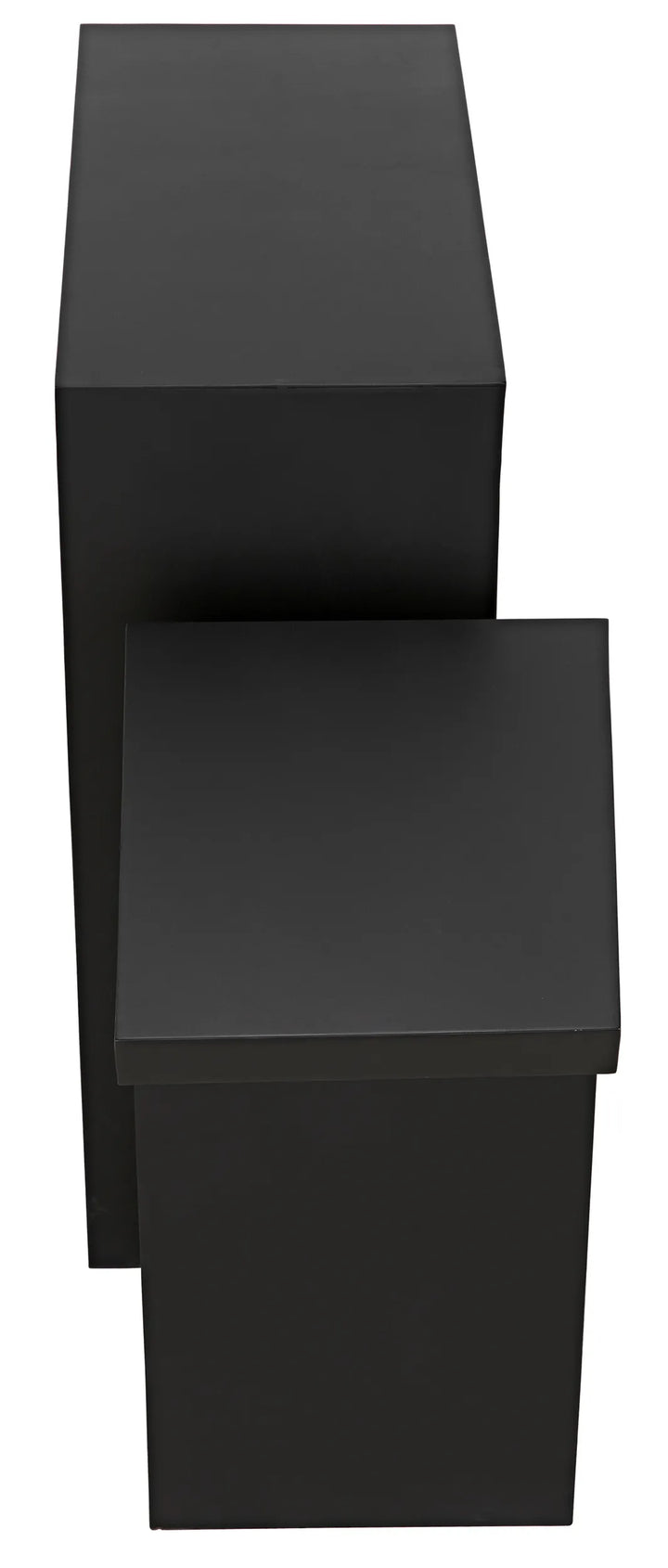 American Home Furniture | Noir - Jazz Console, Black Steel