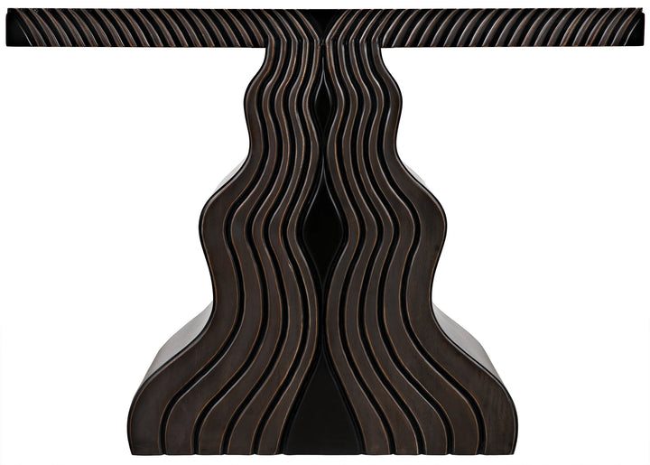 American Home Furniture | Noir - Ray Console, Pale