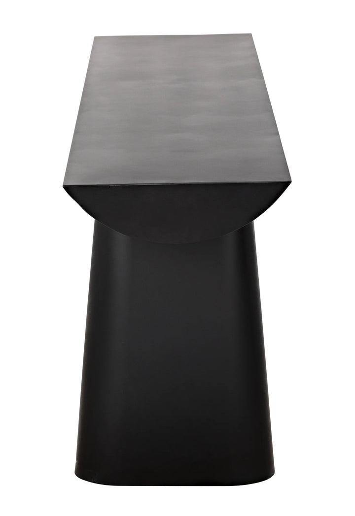 American Home Furniture | Noir - Winston Console, Black Metal