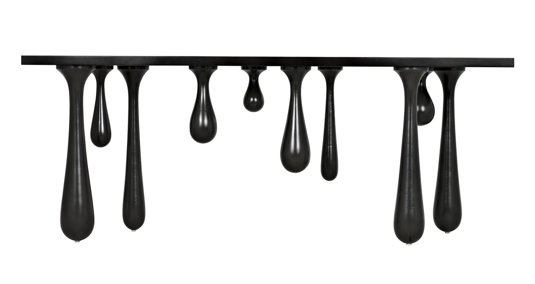 American Home Furniture | Noir - Drop Console, Pale