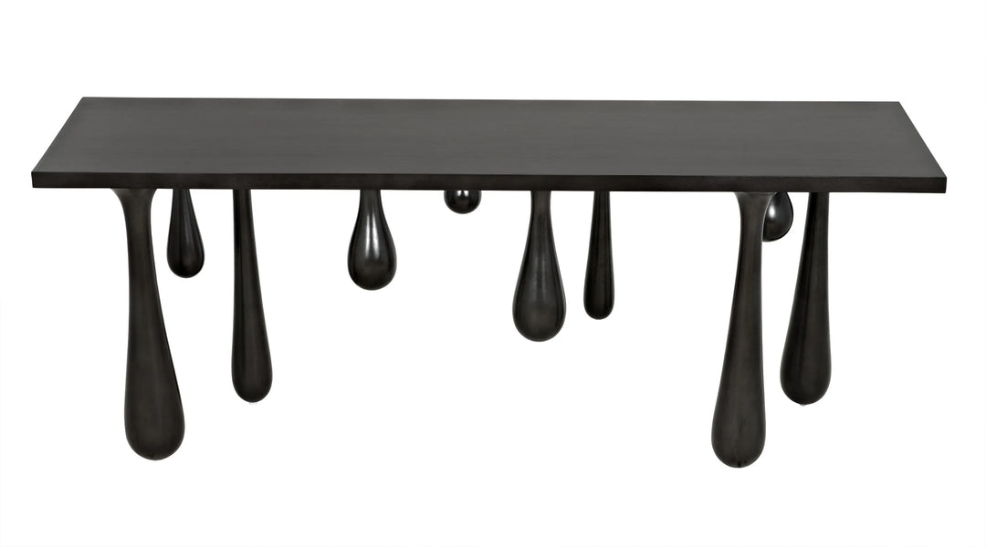 American Home Furniture | Noir - Drop Console, Pale