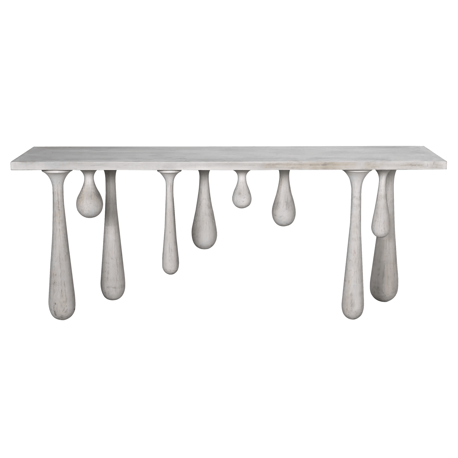 Noir Drop Console, White Wash CONSOLE TABLES