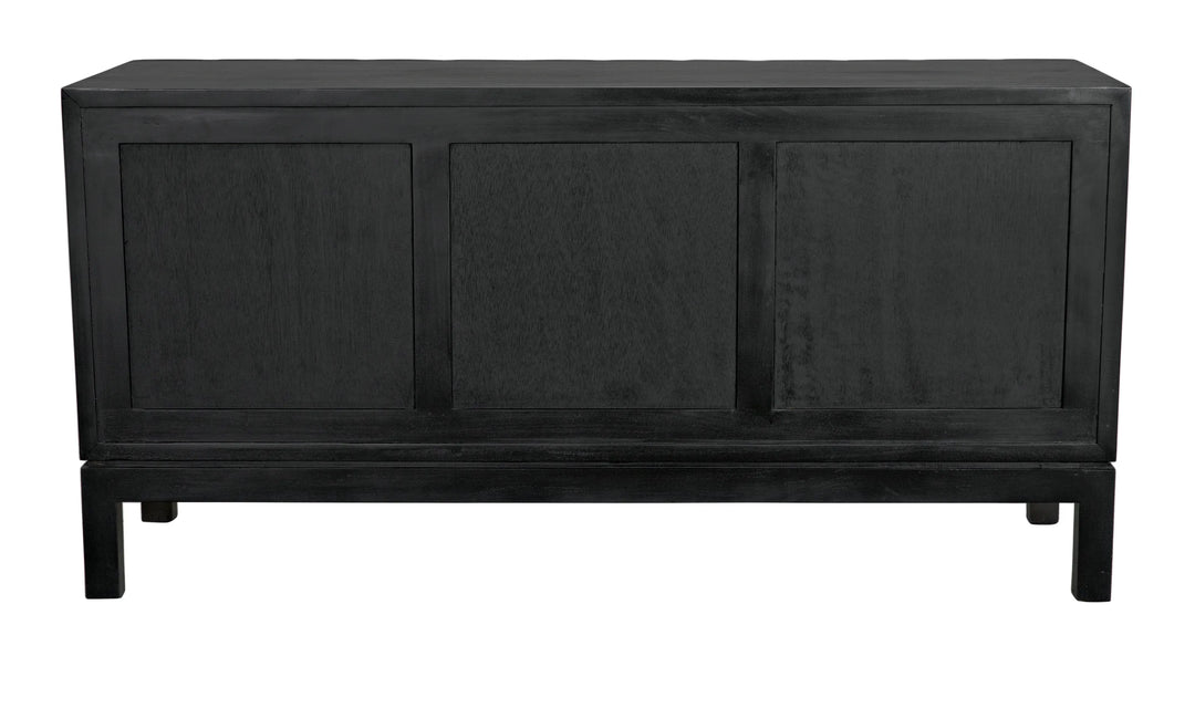 American Home Furniture | Noir - Anubis Sideboard, Pale Rubbed