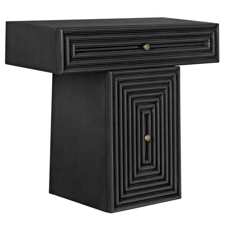 American Home Furniture | Noir - Brice Console