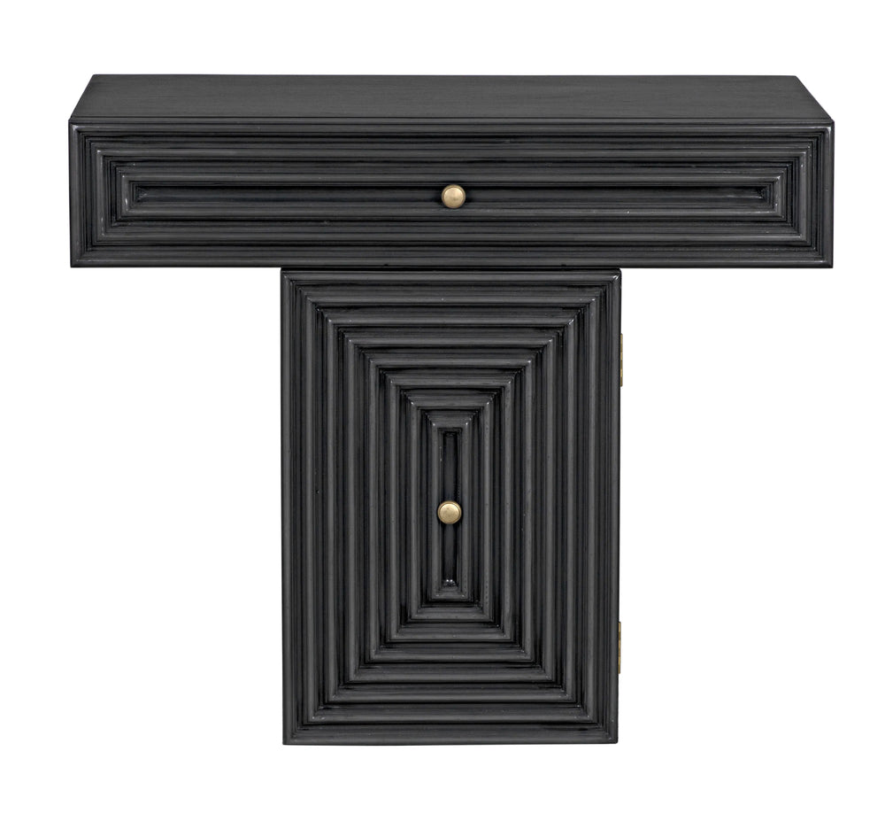 American Home Furniture | Noir - Brice Console