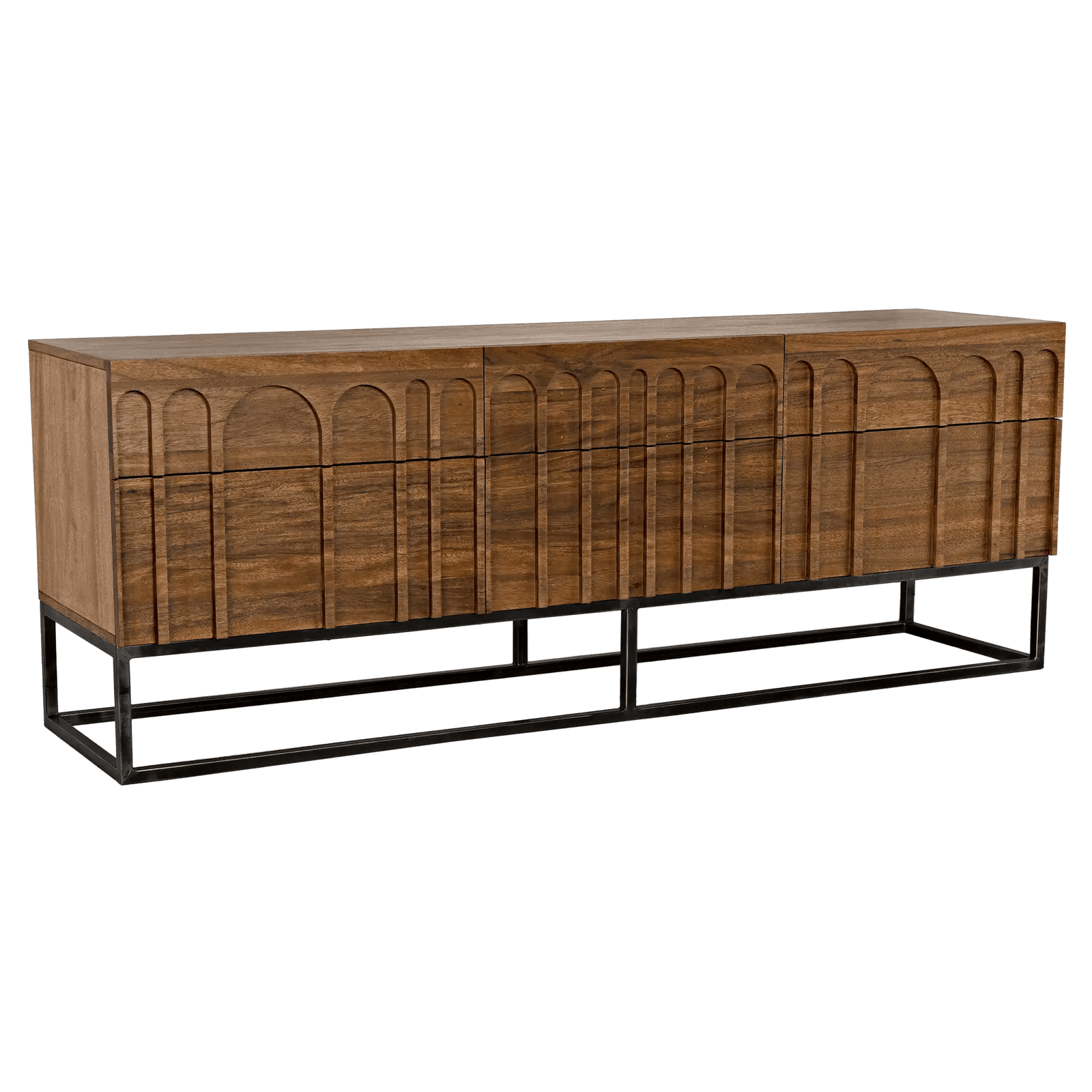 Noir Casanova Sideboard, Dark Walnut CABINETS