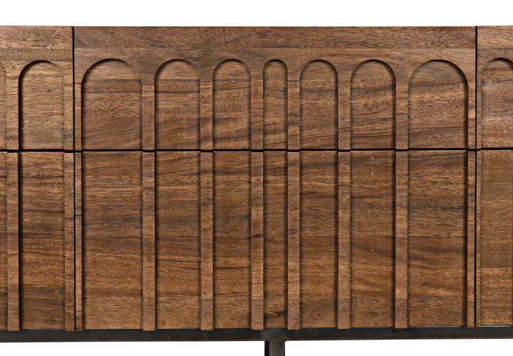 American Home Furniture | Noir - Casanova Sideboard, Dark Walnut