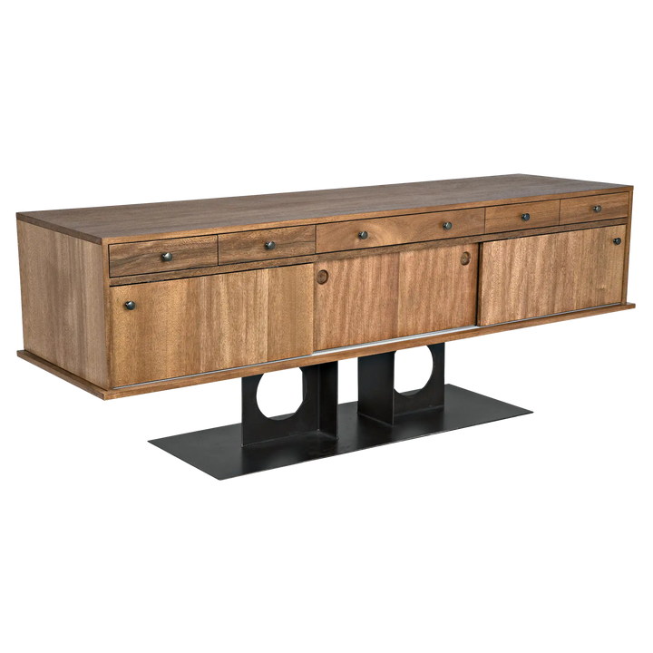 American Home Furniture | Noir - Wolf Sideboard, Dark Walnut