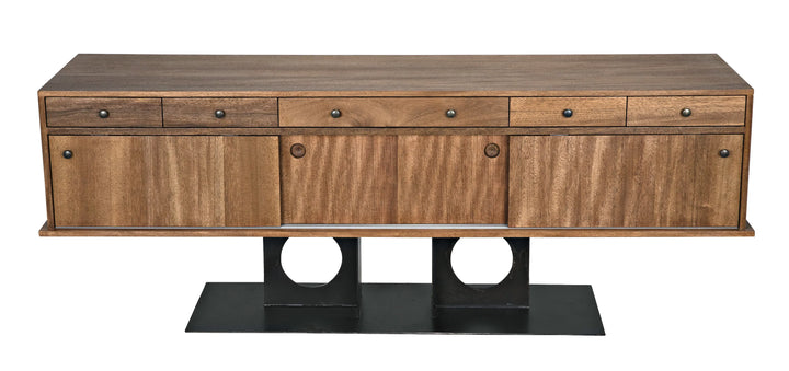 American Home Furniture | Noir - Wolf Sideboard, Dark Walnut